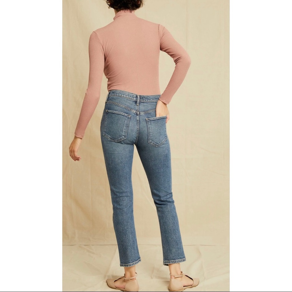 AGOLDE Riley High Rise Straight Crop in Transfer in Size 27 - Picture 4 of 11